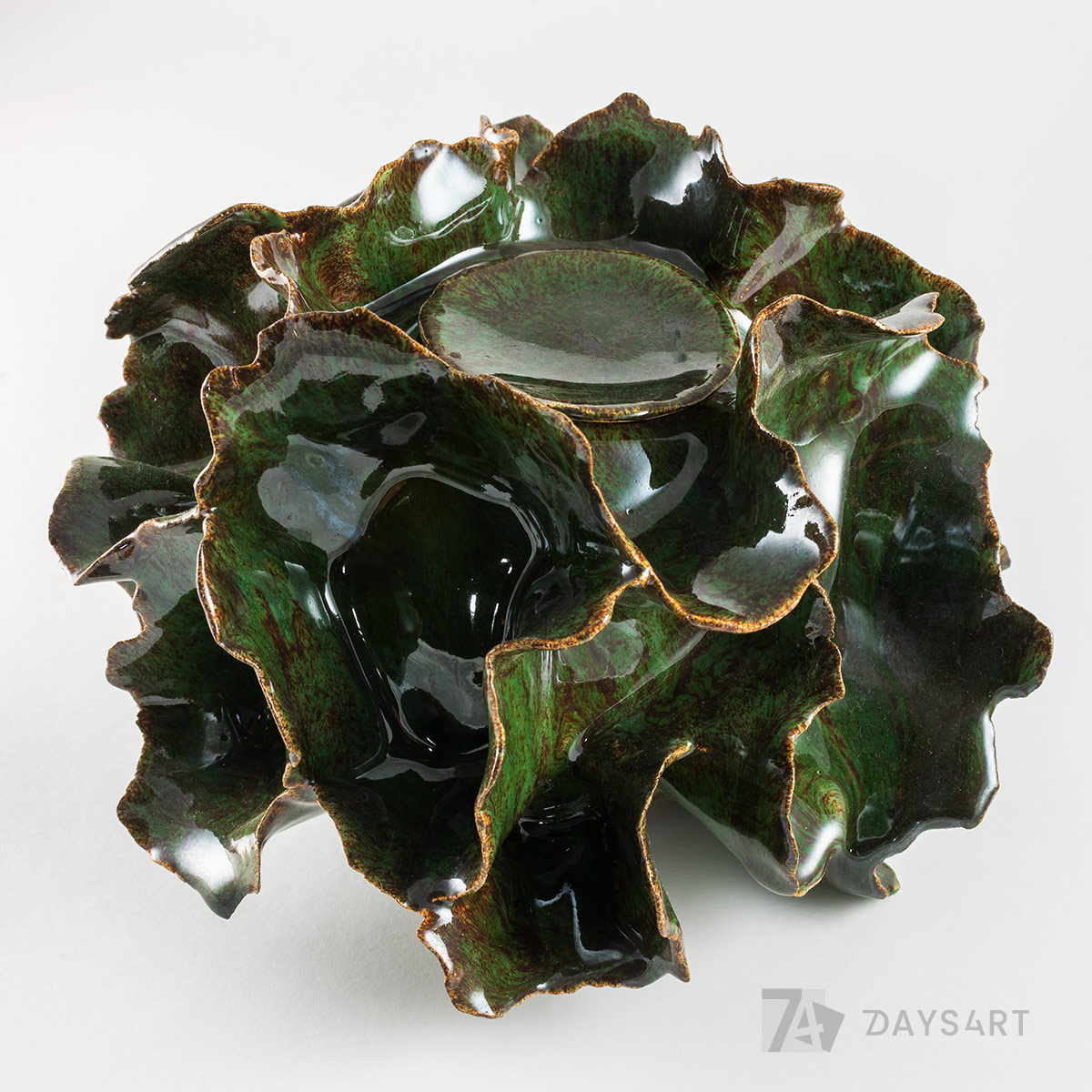 Zielony wazon / świecznik | Galeria 7 DAYS 4 ART Zielony wazon / świecznik | Galeria 7 DAYS 4 ART